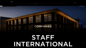 What Staffinternational.com website looked like in 2019 (5 years ago)