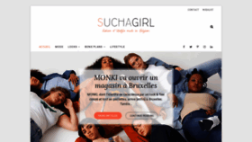What Suchagirl.be website looked like in 2019 (5 years ago)