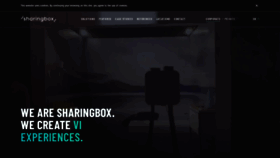What Sharingbox.com website looked like in 2019 (5 years ago)