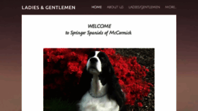 What Springerspanielsofmccormick.com website looked like in 2019 (5 years ago)