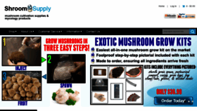 What Shroomsupply.com website looked like in 2019 (5 years ago)