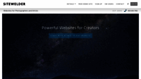 What Sitewelder.com website looked like in 2019 (5 years ago)