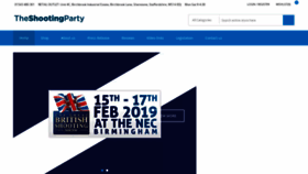 What Shootingparty.uk website looked like in 2019 (5 years ago)