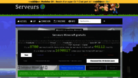 What Serveurs-minecraft.com website looked like in 2019 (5 years ago)