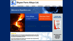 What Shyamferro.com website looked like in 2019 (5 years ago)