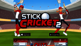 What Stickcricket2.com website looked like in 2019 (5 years ago)