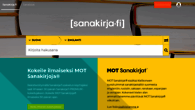 What Sanakirja.fi website looked like in 2019 (5 years ago)