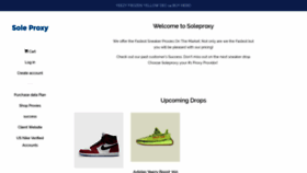 What Soleproxy.com website looked like in 2019 (5 years ago)