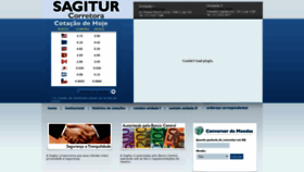 What Sagiturcorretora.com.br website looked like in 2019 (5 years ago)