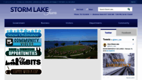 What Stormlake.org website looked like in 2019 (5 years ago)