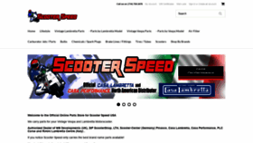 What Scooter-speed.com website looked like in 2019 (5 years ago)