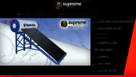 What Supremesolar.in website looked like in 2019 (5 years ago)