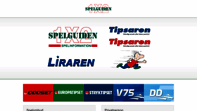 What Spelguiden.se website looked like in 2019 (5 years ago)