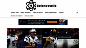 What Sciencetells.co.uk website looked like in 2019 (6 years ago)