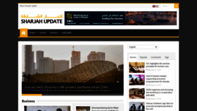 What Sharjahupdate.com website looked like in 2019 (6 years ago)