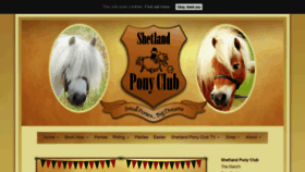 What Shetlandponyclub.co.uk website looked like in 2019 (5 years ago)