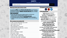 What Simp3.mobi website looked like in 2019 (5 years ago)