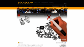 What Socagol.tv website looked like in 2019 (6 years ago)