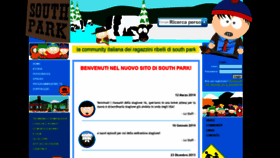 What Southpark.it website looked like in 2019 (5 years ago)
