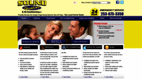 What Soundheating.com website looked like in 2019 (5 years ago)