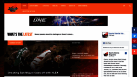 What Sportsmanila.net website looked like in 2019 (5 years ago)