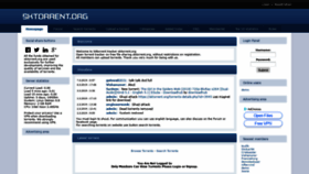 What Sktorrent.org website looked like in 2019 (5 years ago)