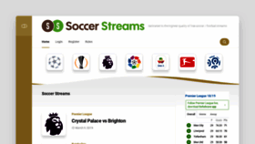 What Soccerstreams100.com website looked like in 2019 (5 years ago)