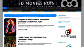 What Sdmoviespoint.club website looked like in 2019 (5 years ago)