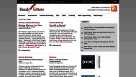 What Searcheditors.com website looked like in 2019 (5 years ago)