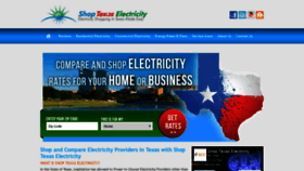 What Shoptxelectricity.com website looked like in 2019 (5 years ago)