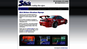 What Slickstickers.co.uk website looked like in 2019 (5 years ago)