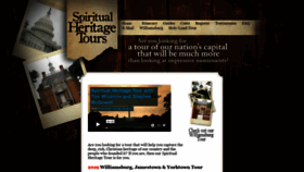 What Spiritualheritagetours.com website looked like in 2019 (5 years ago)