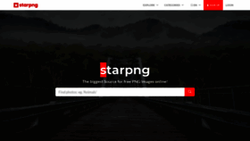What Starpng.com website looked like in 2019 (5 years ago)