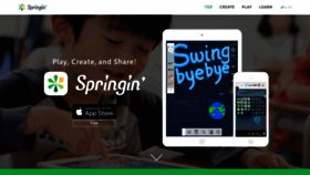What Springin.org website looked like in 2019 (5 years ago)