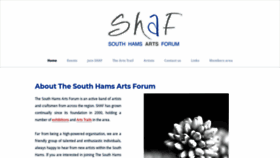 What Shaf.org.uk website looked like in 2019 (5 years ago)
