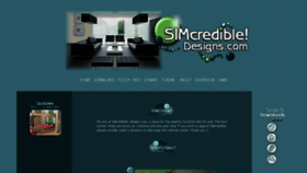 What Sims2.simcredibledesigns.com website looked like in 2019 (5 years ago)