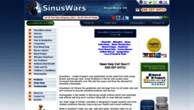 What Sinuswars.co.uk website looked like in 2019 (5 years ago)
