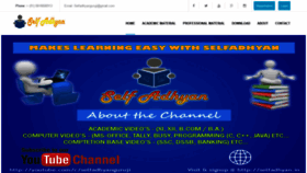 What Selfadhyan.in website looked like in 2019 (5 years ago)