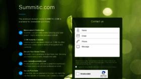 What Summitic.com website looked like in 2019 (5 years ago)