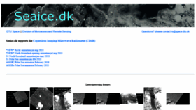 What Seaice.dk website looked like in 2019 (5 years ago)