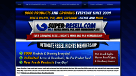 What Super-resell.com website looked like in 2019 (5 years ago)