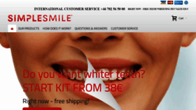 What Simplesmile.com website looked like in 2019 (5 years ago)