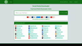What Socialmediadownloader.com website looked like in 2019 (5 years ago)