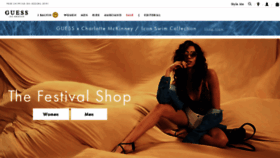 What Shop.guess.com website looked like in 2019 (5 years ago)