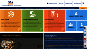 What Saa.org website looked like in 2019 (5 years ago)