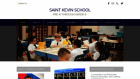 What Saintkevinschool.com website looked like in 2019 (5 years ago)