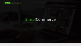 What Simplcommerce.com website looked like in 2019 (5 years ago)