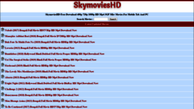 What Skymovieshd.co website looked like in 2019 (5 years ago)