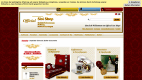 What Sisi-shop.at website looked like in 2019 (5 years ago)