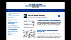 What Semesprit.com website looked like in 2019 (5 years ago)